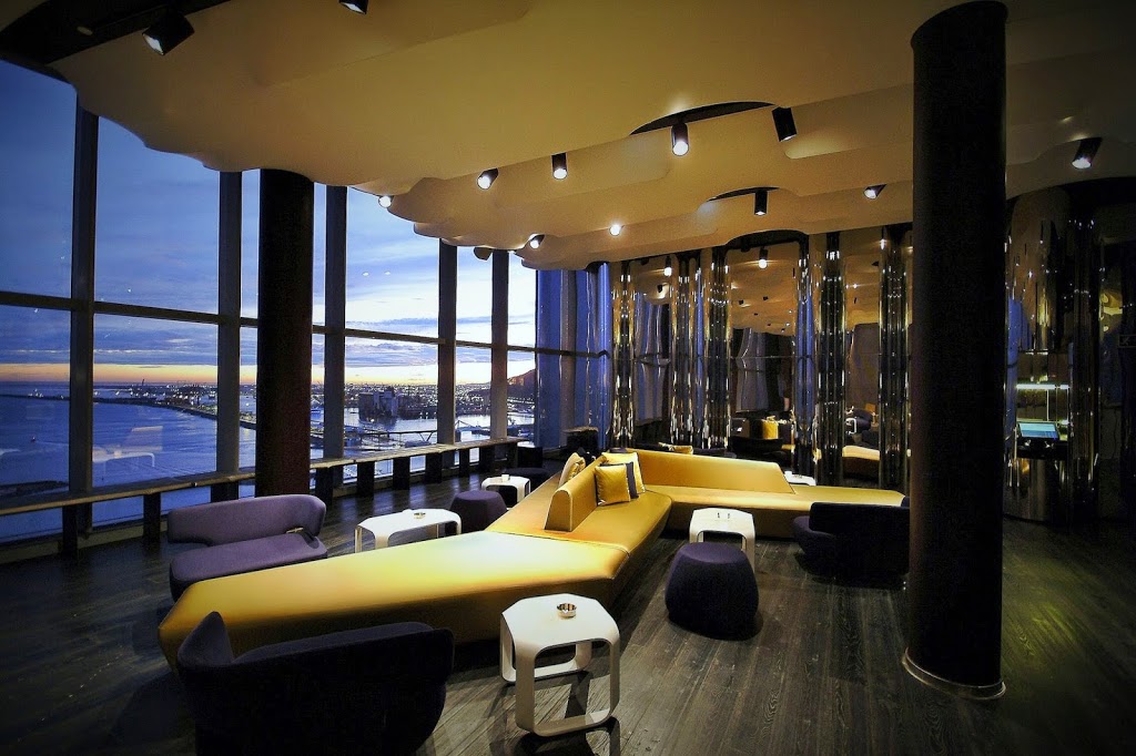 The Eclipse Bar is the W Barcelona's 26th-floor luxury lounge.
