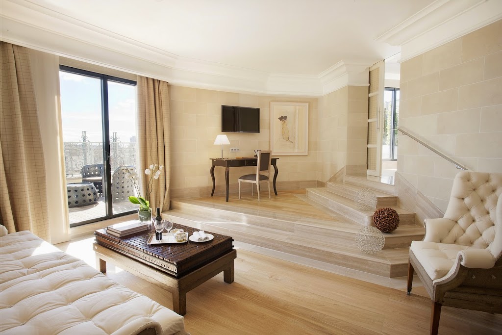 A view of a penthouse suite in Majestic Hotel, part of the Barcelona Experience luxury hotel blog series.