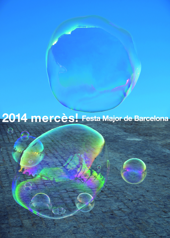 The official 2014 poster for Barcelona´s legendary La Mercé festival.