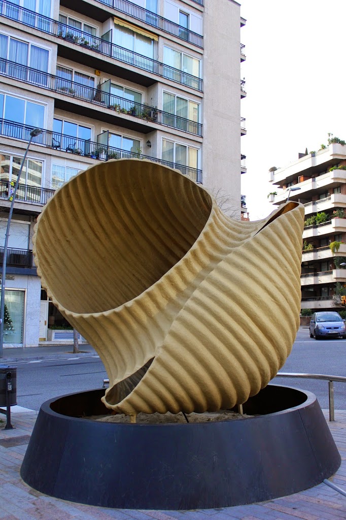 Barcelona is home to a statue of the galet noodle, an important part of Catalan Christmas food.