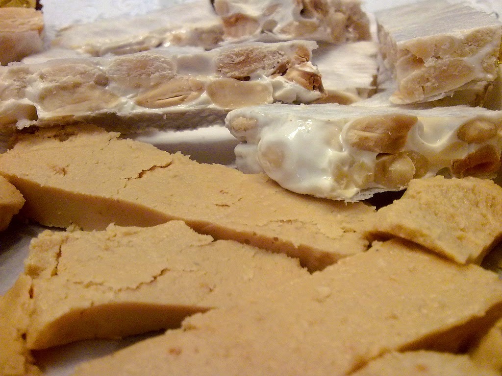 Turron is one of the most popular Christmastime foods in Barcelona.