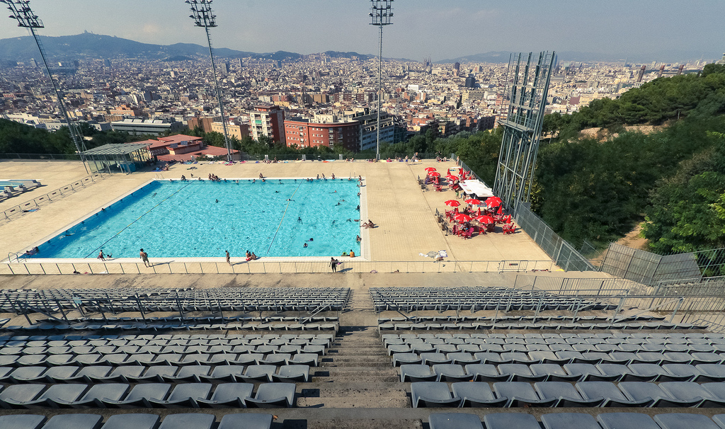 Montjuic Pool, Barcelona Blog