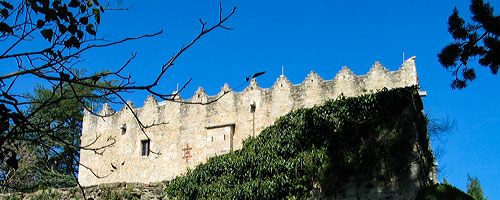 Sightseeing Montesquiu Castle: an image of the castle.